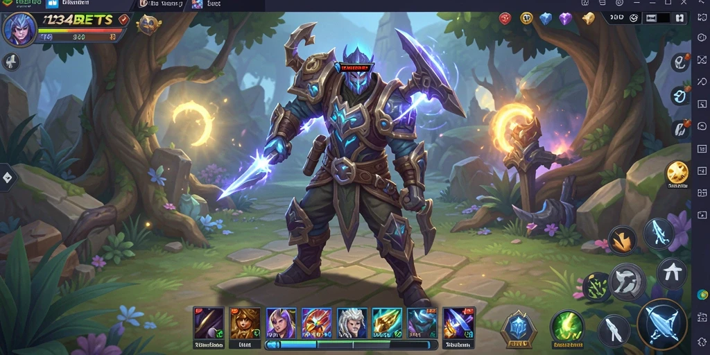 Tampilan gameplay ARPG yang menantang dan mendebarkan.