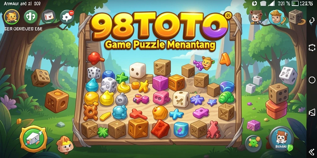 Screenshot gameplay menampilkan tantangan menarik di 98TOTO.