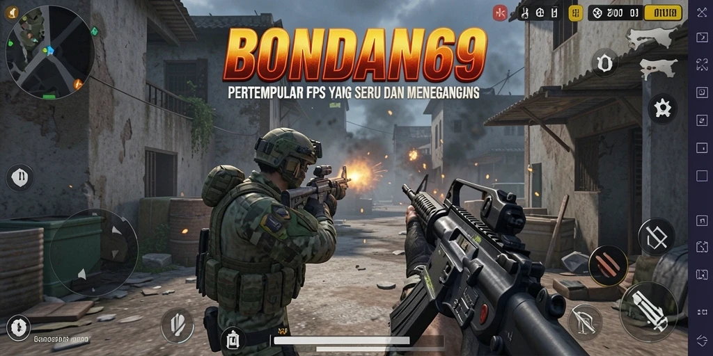 Tampilan laga intens dari gameplay BONDAN69 dengan grafis menakjubkan.