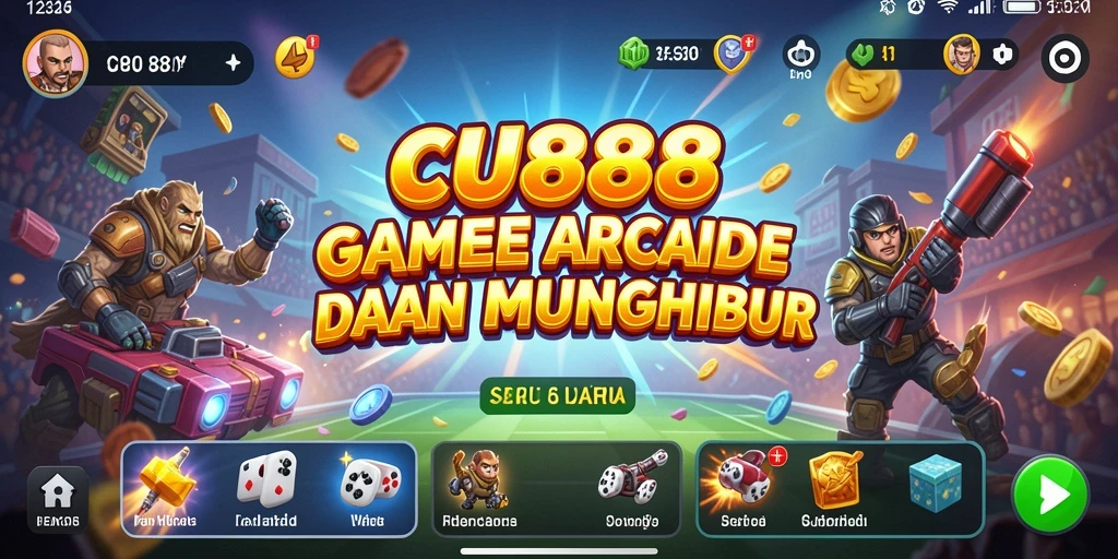 Tampilan gameplay CU888 yang menghibur dan penuh tantangan.