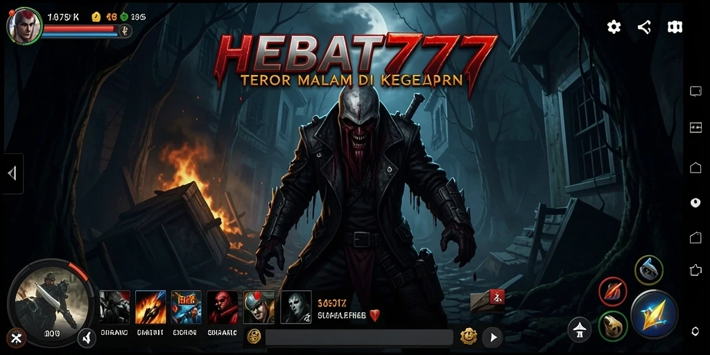 Gameplay menegangkan dalam HEBAT777 dengan kegelapan yang menakutkan.