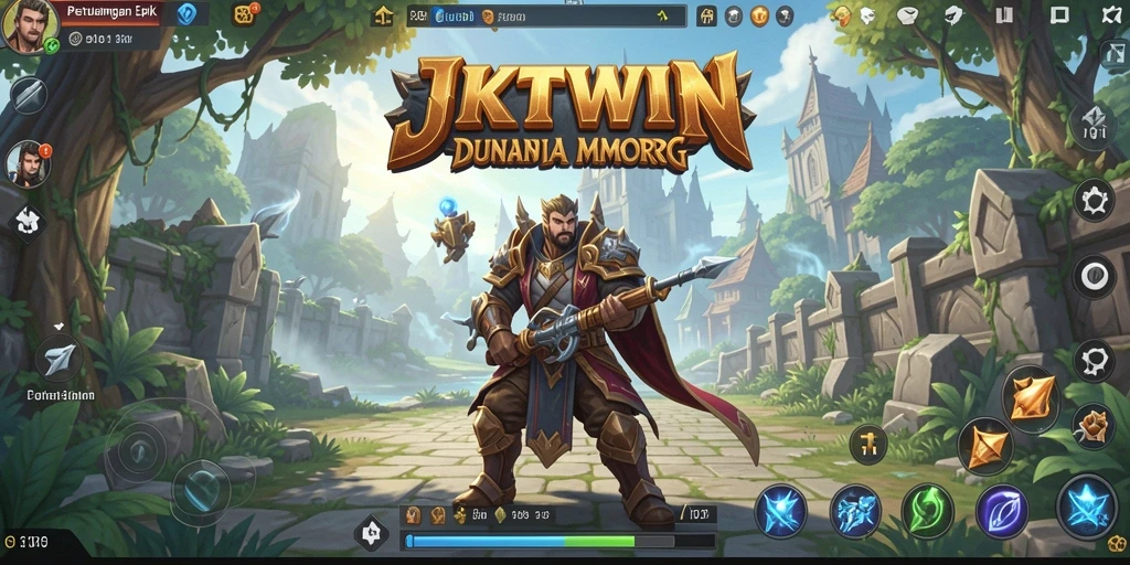 Screenshot gameplay JKTWIN menampilkan aksi seru dalam petualangan MMORPG.