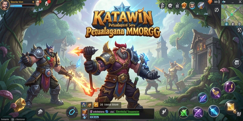 Gameplay seru KATAWIN dengan interaksi sosial yang menarik.