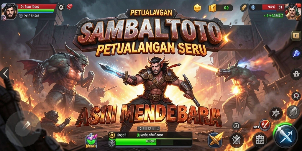 Screenshot aksi mendebarkan dari gameplay SAMBALTOTO.