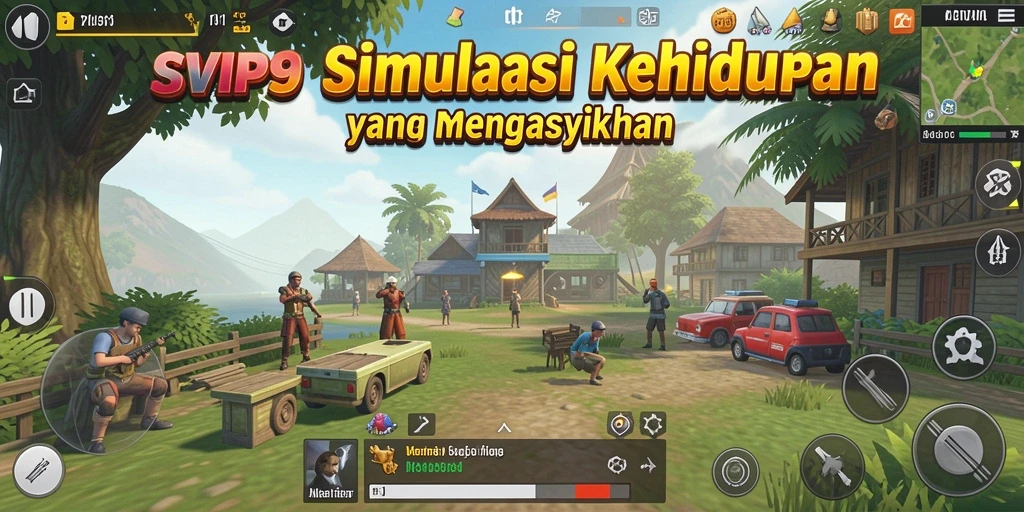 Screenshot gameplay SVIP9 dengan karakter dan lingkungan yang realistis.