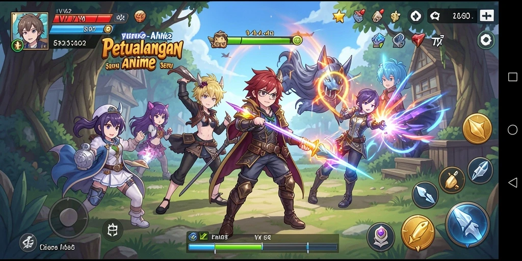 Menampilkan karakter anime dalam pertempuran epik di VV62.